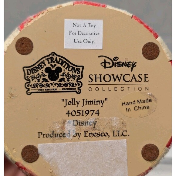 Jolly Jimmy Disney Traditions Jiminy Cricket Christmas  Jolly Pinocchio 4051974 - Picture 7 of 7